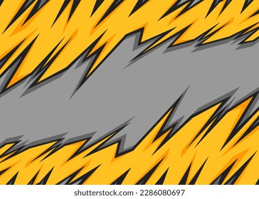 Abstract background with reflective jagged edge pattern and with some copy space area