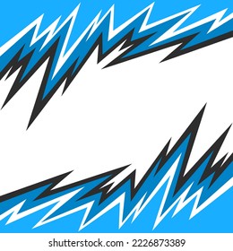 Abstract background with reflective jagged spike pattern and with some copy space area