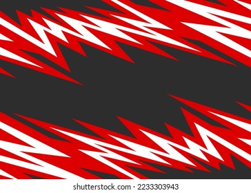 Abstract background with reflective jagged spike pattern and with some copy space area