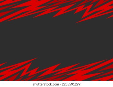 Abstract background with reflective jagged spike pattern and with some copy space area