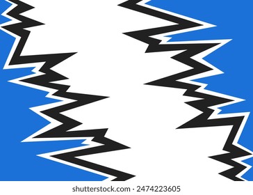 Abstract background with reflective jagged spike pattern and with some copy space area
