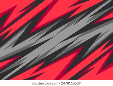 Abstract background with reflective jagged spike pattern