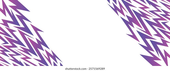 Abstract background with reflective seamless sharp arrow line pattern