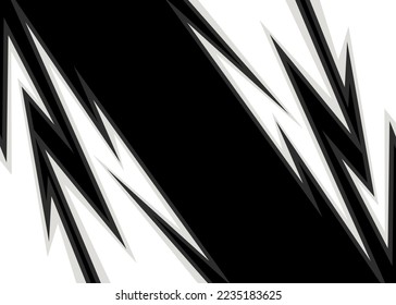 Abstract background with reflective sharp arrow pattern and with some copy space area