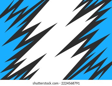 Abstract background with reflective sharp and spike line pattern