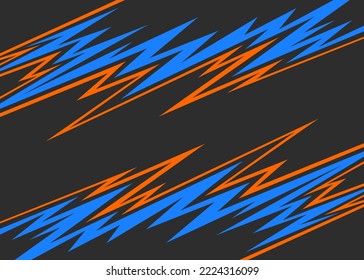 Abstract background with reflective sharp and spikes line pattern