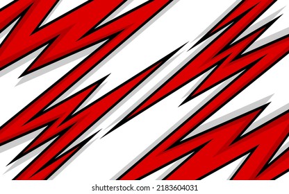Abstract background with reflective sharp and zigzag pattern