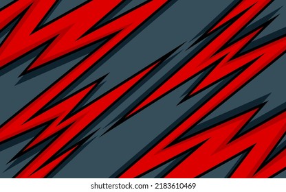 Abstract background with reflective sharp and zigzag pattern