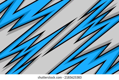 Abstract background with reflective sharp and zigzag pattern