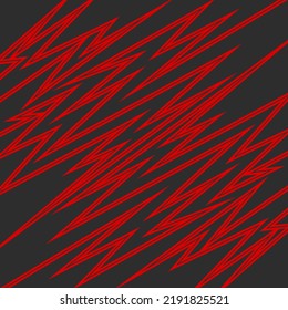 Abstract background with reflective sharp and zigzag line pattern