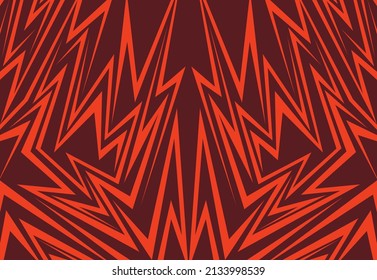 Abstract background with reflective tribal line pattern