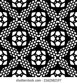 Abstract background with repeat pattern . Black and white color. Unique geometric vector swatch. Perfect for site backdrop, wrapping paper, wallpaper, textile and surface design. 