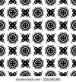 Abstract background with repeat pattern . Black and white color. Unique geometric vector swatch. Perfect for site backdrop, wrapping paper, wallpaper, textile and surface design.