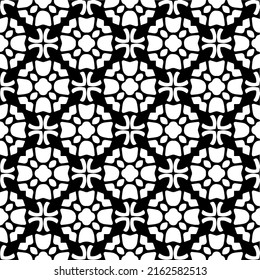 Abstract background with repeat pattern . Black and white color. Unique geometric vector swatch. Perfect for site backdrop, wrapping paper, wallpaper, textile and surface design. 