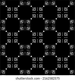 Abstract background with repeat pattern . Black and white color. Unique geometric vector swatch. Perfect for site backdrop, wrapping paper, wallpaper, textile and surface design.