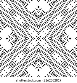 
Abstract background with repeat pattern . Black and white color. Unique geometric vector swatch. Perfect for site backdrop, wrapping paper, wallpaper, textile and surface design. 