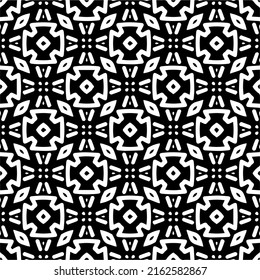 Abstract background with repeat pattern . Black and white color. Unique geometric vector swatch. Perfect for site backdrop, wrapping paper, wallpaper, textile and surface design.