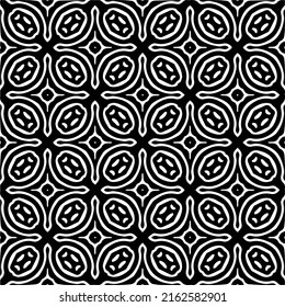 Abstract background with repeat pattern . Black and white color. Unique geometric vector swatch. Perfect for site backdrop, wrapping paper, wallpaper, textile and surface design. 