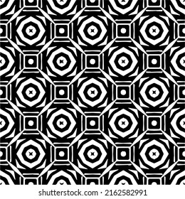 Abstract background with repeat pattern . Black and white color. Unique geometric vector swatch. Perfect for site backdrop, wrapping paper, wallpaper, textile and surface design.