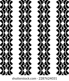 Abstract background with repeat pattern . Black and white color. Unique geometric vector swatch. Perfect for site backdrop, wrapping paper, wallpaper, textile and surface design. 