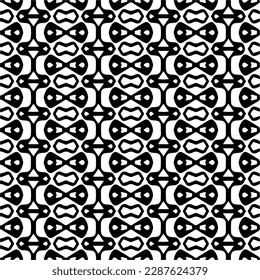 Abstract background with repeat pattern . Black and white color. Unique geometric vector swatch. Perfect for site backdrop, wrapping paper, wallpaper, textile and surface design. 