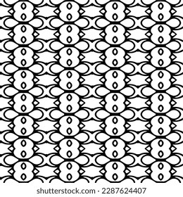 Abstract background with repeat pattern . Black and white color. Unique geometric vector swatch. Perfect for site backdrop, wrapping paper, wallpaper, textile and surface design. 
