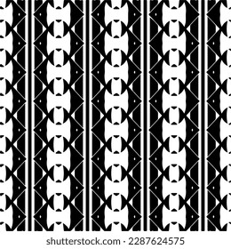 Abstract background with repeat pattern . Black and white color. Unique geometric vector swatch. Perfect for site backdrop, wrapping paper, wallpaper, textile and surface design. 