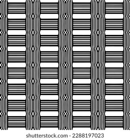 Abstract background with repeat pattern . Black and white color.  Perfect for site backdrop, wrapping paper, wallpaper, textile and surface design. 