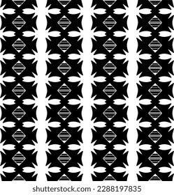 Abstract background with repeat pattern . black and white color. Unique geometric vector swatch. Perfect for site backdrop, wrapping paper, wallpaper, textile and surface design. 