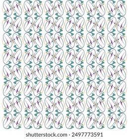 abstract background with repeating floral pattern