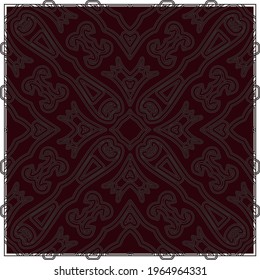 Abstract background with repeating geometric symmetric pattern  