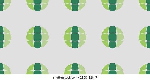 Abstrakter Hintergrund, Wiederholung geometrischer Kugelformen im Retrostil, Muster für 3D-Bogenspuren - Geometrisches Retro-Design für Karten, Umschläge, Flyer, Web oder Dekoration