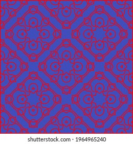 Abstract background with repeating symmetric geometric pattern