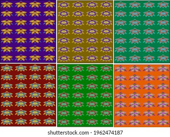 Abstract background with repeating symmetric patterns 