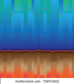 An abstract background representing an underwater profile or earth's crust