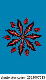 abstract background resembling bird feathers and leaves
