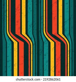 Abstract background with retro colour lines set isolated on dark wallpaper