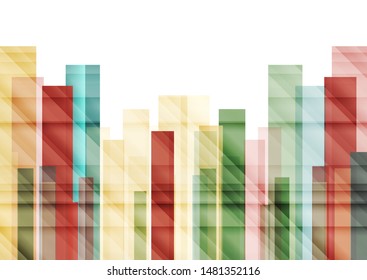 Abstract background with a retro creative design