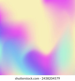 Abstract Background. Retro Geometry Illustration. Vibrant Paper. Digital Light. Neon Glitch. Pearlescent Texture. Iridescent Texture. Blue Soft Gradient. Purple Abstract Background