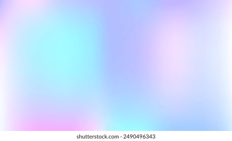 Abstract Background. Retro Glitch. Iridescent Gradient. Hologram Gradient. Rainbow Light. Purple Blur Texture. Metal Minimalist Illustration. Kawaii Cover. Violet Abstract Background