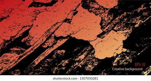 Abstract background. Retro background. Background with grunge texture. Designer decorative cover. Abstractionism. Design background. Abstract graphics. Vector illustration