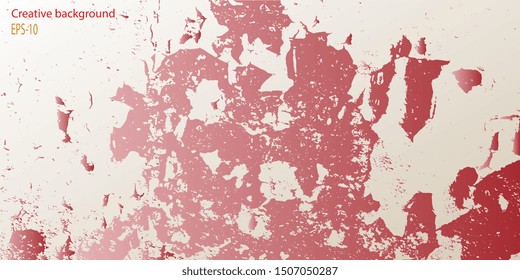 Abstract background. Retro background. Background with grunge texture. Designer decorative cover. Abstractionism. Design background. Abstract graphics. Vector illustration
