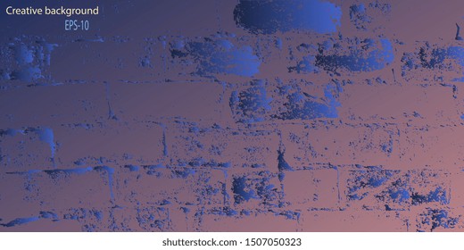 Abstract background. Retro background. Background with grunge texture. Designer decorative cover. Abstractionism. Design background. Abstract graphics. Vector illustration