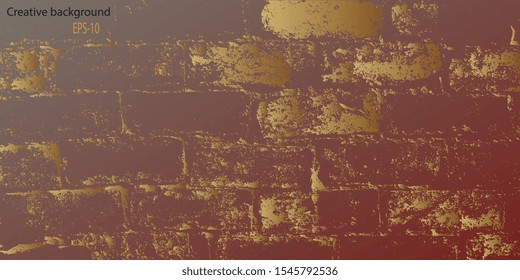 Abstract background. Retro background. Background with grunge texture. Designer decorative cover. Abstractionism. Design background. Abstract graphics. Vector illustration