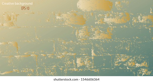 Abstract background. Retro background. Background with grunge texture. Designer decorative cover. Abstractionism. Design background. Abstract graphics. Vector illustration