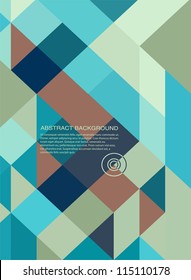 Abstract Background /retro mosaic brochure or banner