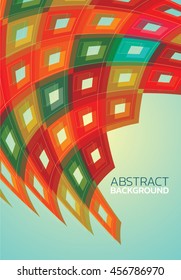 Abstract Background, retro mosaic for brochure or banner