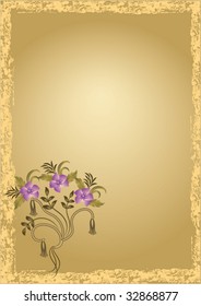 Abstract background in retro style