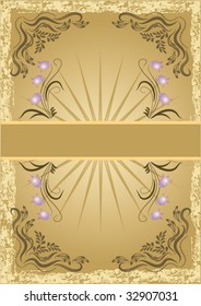 Abstract background in retro style