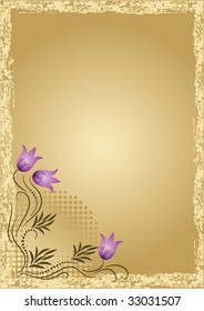 Abstract background in retro style
